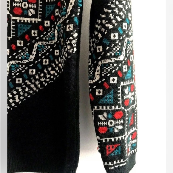 J.Crew | Sweater Womens Size Small Green Wool Long Sleeve Knotted Scarf Top - Picture 7 of 11